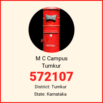M C Campus Tumkur pin code, district Tumkur in Karnataka