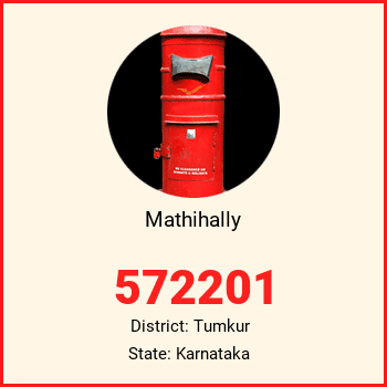 Mathihally pin code, district Tumkur in Karnataka