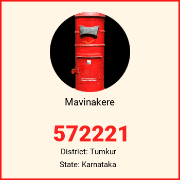 Mavinakere pin code, district Tumkur in Karnataka