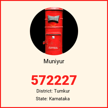 Muniyur pin code, district Tumkur in Karnataka