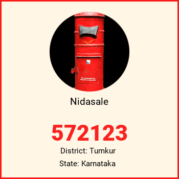Nidasale pin code, district Tumkur in Karnataka