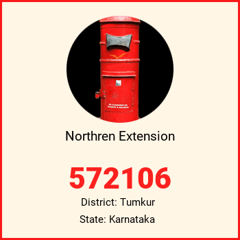 Northren Extension pin code, district Tumkur in Karnataka