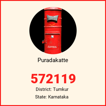 Puradakatte pin code, district Tumkur in Karnataka