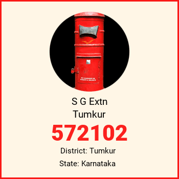 S G Extn Tumkur pin code, district Tumkur in Karnataka