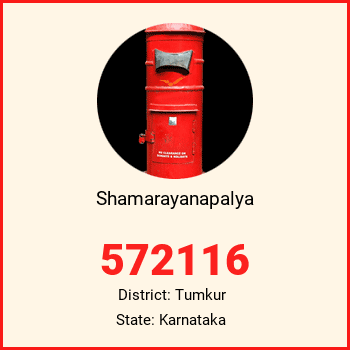 Shamarayanapalya pin code, district Tumkur in Karnataka