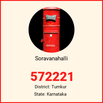Soravanahalli pin code, district Tumkur in Karnataka