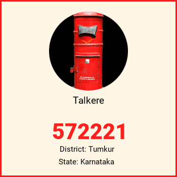 Talkere pin code, district Tumkur in Karnataka