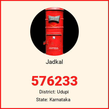 Jadkal pin code, district Udupi in Karnataka