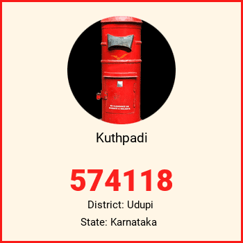 Kuthpadi pin code, district Udupi in Karnataka