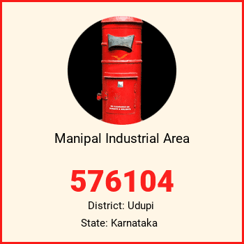 Manipal Industrial Area pin code, district Udupi in Karnataka