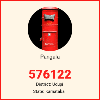 Pangala pin code, district Udupi in Karnataka