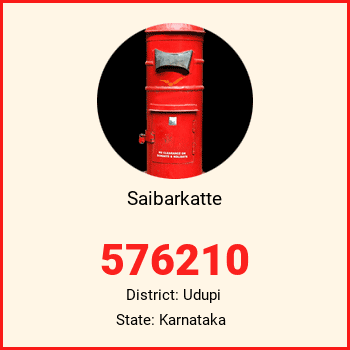 Saibarkatte pin code, district Udupi in Karnataka