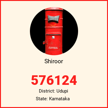 Shiroor pin code, district Udupi in Karnataka