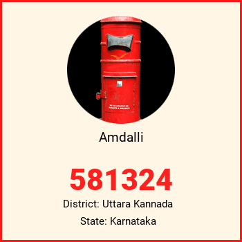 Amdalli pin code, district Uttara Kannada in Karnataka