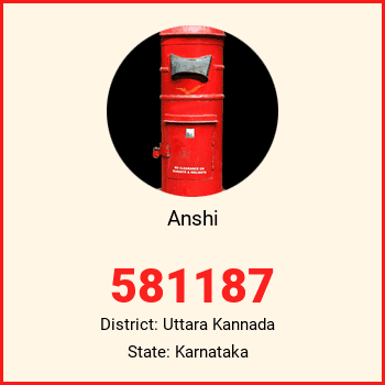 Anshi pin code, district Uttara Kannada in Karnataka