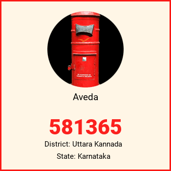 Aveda pin code, district Uttara Kannada in Karnataka