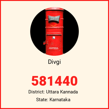 Divgi pin code, district Uttara Kannada in Karnataka