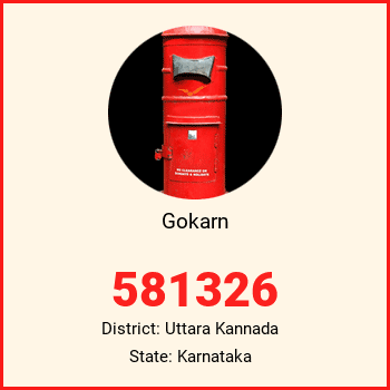 Gokarn pin code, district Uttara Kannada in Karnataka
