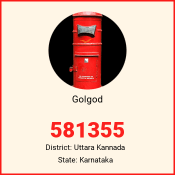 Golgod pin code, district Uttara Kannada in Karnataka