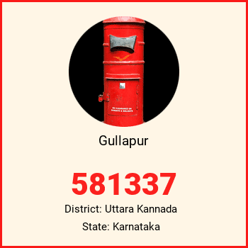Gullapur pin code, district Uttara Kannada in Karnataka