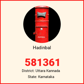 Hadinbal pin code, district Uttara Kannada in Karnataka