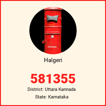 Halgeri pin code, district Uttara Kannada in Karnataka