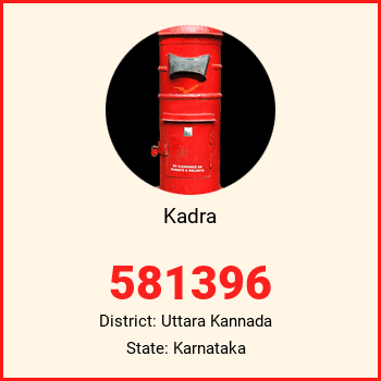 Kadra pin code, district Uttara Kannada in Karnataka