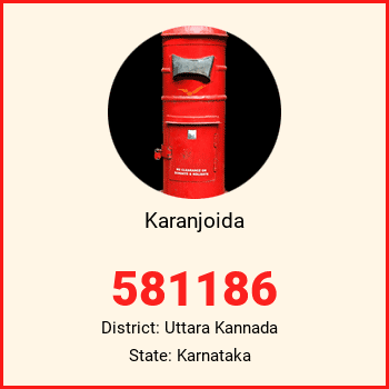 Karanjoida pin code, district Uttara Kannada in Karnataka