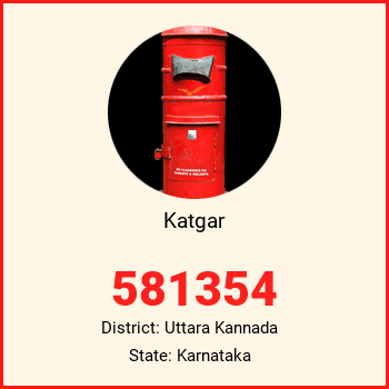 Katgar pin code, district Uttara Kannada in Karnataka