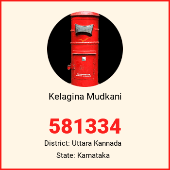 Kelagina Mudkani pin code, district Uttara Kannada in Karnataka
