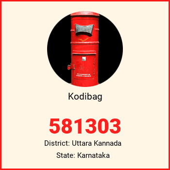 Kodibag pin code, district Uttara Kannada in Karnataka