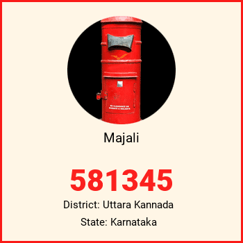 Majali pin code, district Uttara Kannada in Karnataka