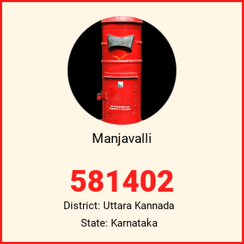 Manjavalli pin code, district Uttara Kannada in Karnataka