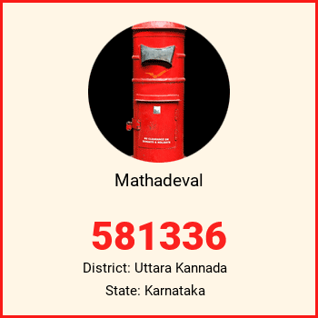 Mathadeval pin code, district Uttara Kannada in Karnataka