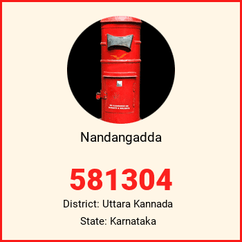 Nandangadda pin code, district Uttara Kannada in Karnataka