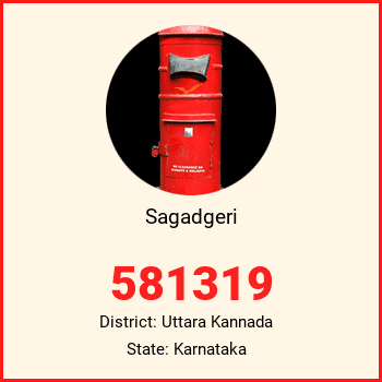Sagadgeri pin code, district Uttara Kannada in Karnataka