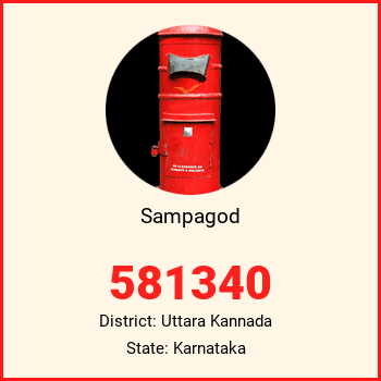 Sampagod pin code, district Uttara Kannada in Karnataka