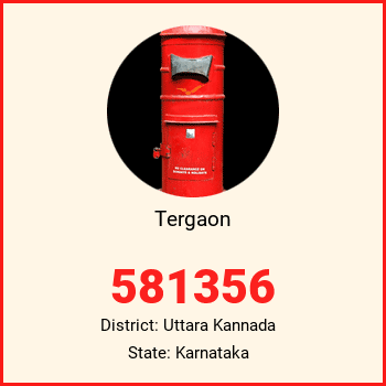 Tergaon pin code, district Uttara Kannada in Karnataka