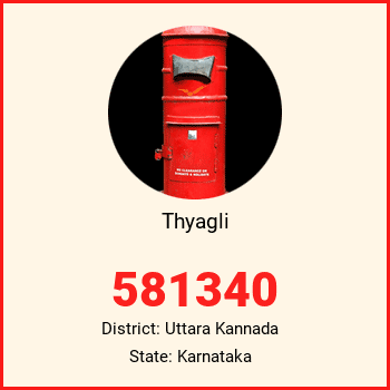 Thyagli pin code, district Uttara Kannada in Karnataka