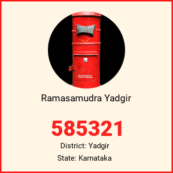 Ramasamudra Yadgir pin code, district Yadgir in Karnataka