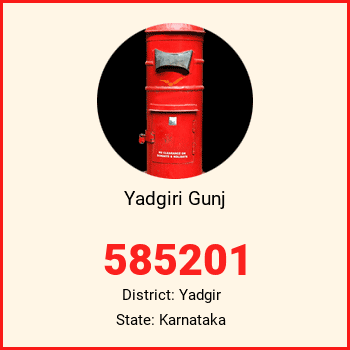 Yadgiri Gunj pin code, district Yadgir in Karnataka