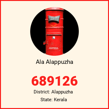 Ala Alappuzha pin code, district Alappuzha in Kerala
