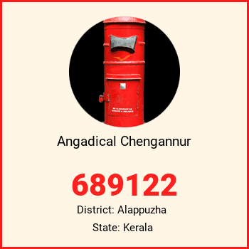 Angadical Chengannur pin code, district Alappuzha in Kerala
