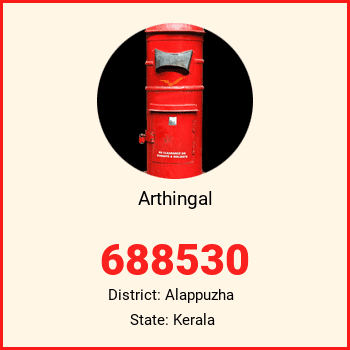 Arthingal pin code, district Alappuzha in Kerala