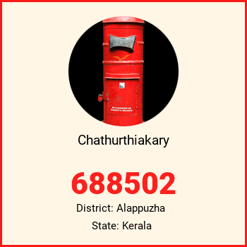 Chathurthiakary pin code, district Alappuzha in Kerala