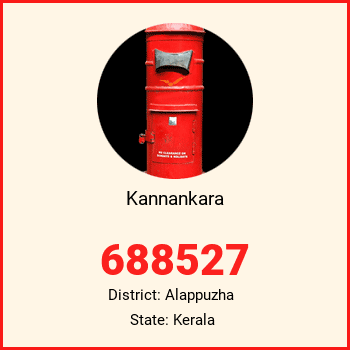 Kannankara pin code, district Alappuzha in Kerala