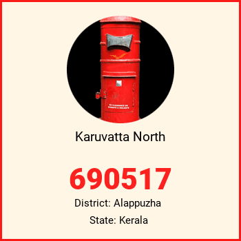 Karuvatta North pin code, district Alappuzha in Kerala
