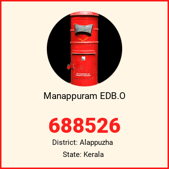 Manappuram EDB.O pin code, district Alappuzha in Kerala