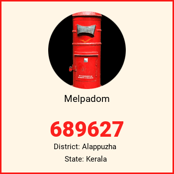 Melpadom pin code, district Alappuzha in Kerala