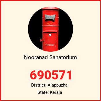 Nooranad Sanatorium pin code, district Alappuzha in Kerala